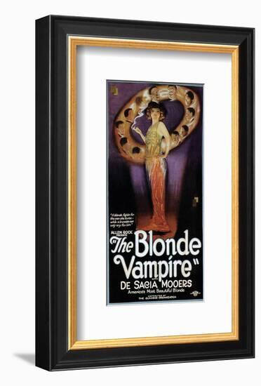 The Blonde Vampire - 1922-null-Framed Giclee Print