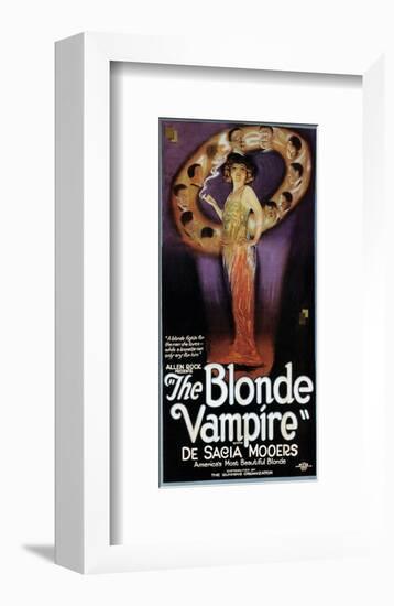 The Blonde Vampire - 1922-null-Framed Giclee Print