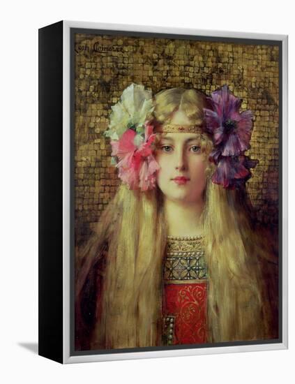 The Blonde Woman-Leon Francois Comerre-Framed Premier Image Canvas