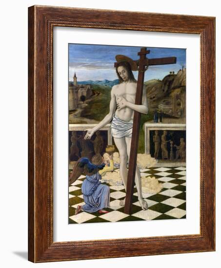 The Blood of the Redeemer, 1460-1465-Giovanni Bellini-Framed Giclee Print
