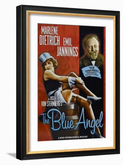 The Blue Angel, Marlene Dietrich, Emil Jannings, 1930-null-Framed Art Print