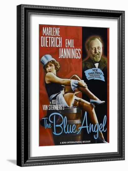 The Blue Angel, Marlene Dietrich, Emil Jannings, 1930-null-Framed Premium Giclee Print