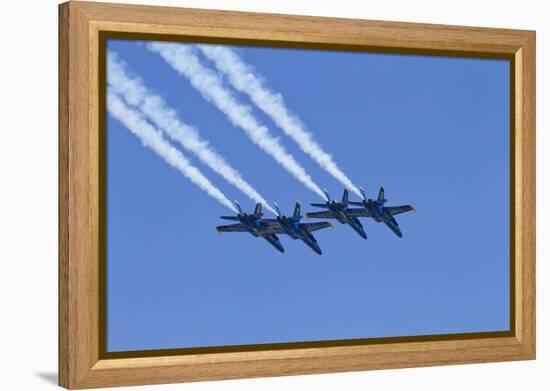 The Blue Angels, Airshow, SEAFAIR, F/A-18 Hornet Aircraft, Seattle, Washington, USA-Jamie & Judy Wild-Framed Premier Image Canvas