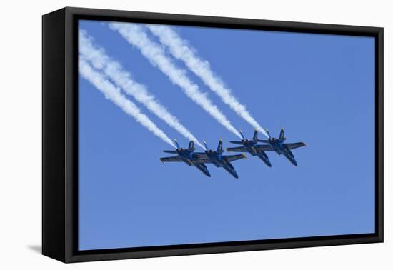 The Blue Angels, Airshow, SEAFAIR, F/A-18 Hornet Aircraft, Seattle, Washington, USA-Jamie & Judy Wild-Framed Premier Image Canvas