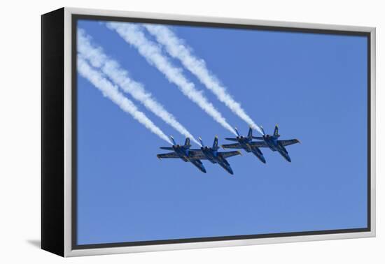 The Blue Angels, Airshow, SEAFAIR, F/A-18 Hornet Aircraft, Seattle, Washington, USA-Jamie & Judy Wild-Framed Premier Image Canvas