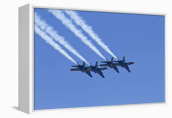 The Blue Angels, Airshow, SEAFAIR, F/A-18 Hornet Aircraft, Seattle, Washington, USA-Jamie & Judy Wild-Framed Premier Image Canvas