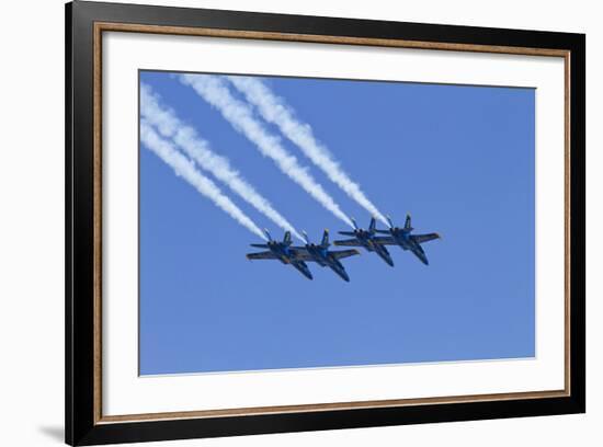 The Blue Angels, Airshow, SEAFAIR, F/A-18 Hornet Aircraft, Seattle, Washington, USA-Jamie & Judy Wild-Framed Photographic Print