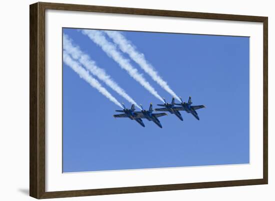 The Blue Angels, Airshow, SEAFAIR, F/A-18 Hornet Aircraft, Seattle, Washington, USA-Jamie & Judy Wild-Framed Photographic Print