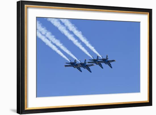 The Blue Angels, Airshow, SEAFAIR, F/A-18 Hornet Aircraft, Seattle, Washington, USA-Jamie & Judy Wild-Framed Photographic Print