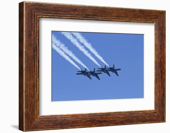 The Blue Angels, Airshow, SEAFAIR, F/A-18 Hornet Aircraft, Seattle, Washington, USA-Jamie & Judy Wild-Framed Photographic Print