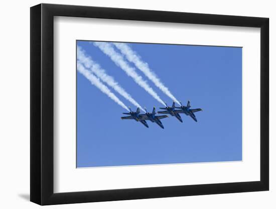 The Blue Angels, Airshow, SEAFAIR, F/A-18 Hornet Aircraft, Seattle, Washington, USA-Jamie & Judy Wild-Framed Photographic Print