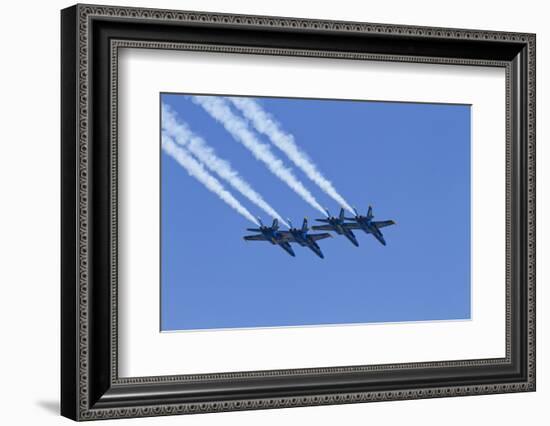 The Blue Angels, Airshow, SEAFAIR, F/A-18 Hornet Aircraft, Seattle, Washington, USA-Jamie & Judy Wild-Framed Photographic Print