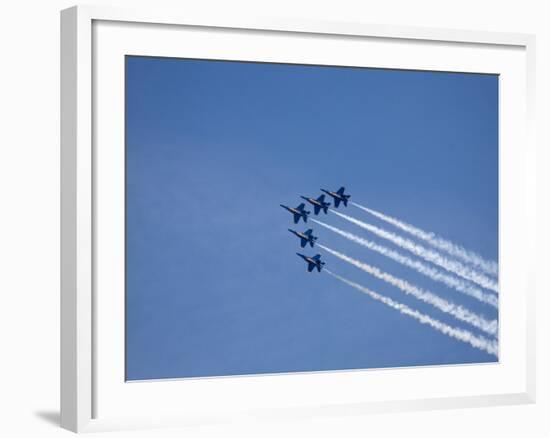 The Blue Angels, Performing at SEAFAIR, Seattle, Washington, USA-Jamie & Judy Wild-Framed Photographic Print