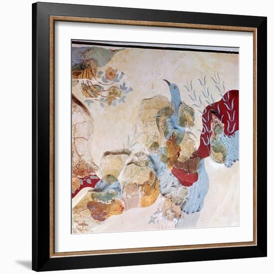 The 'Blue Bird' fresco from Knossos, 17th-14th century BC-Unknown-Framed Giclee Print