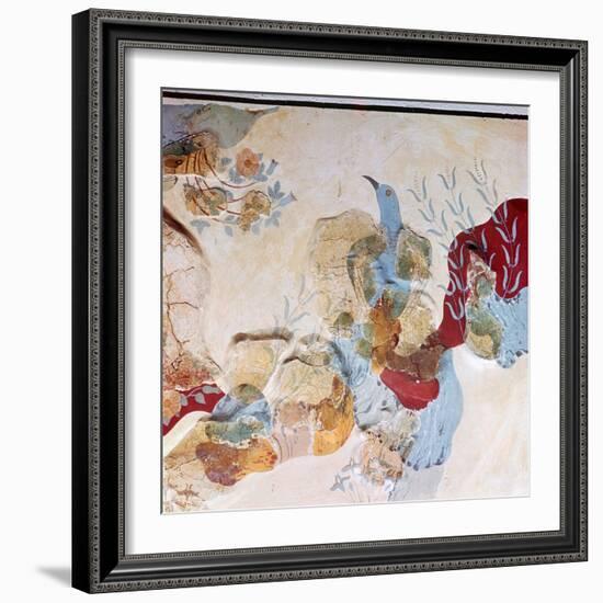 The 'Blue Bird' fresco from Knossos, 17th-14th century BC-Unknown-Framed Giclee Print