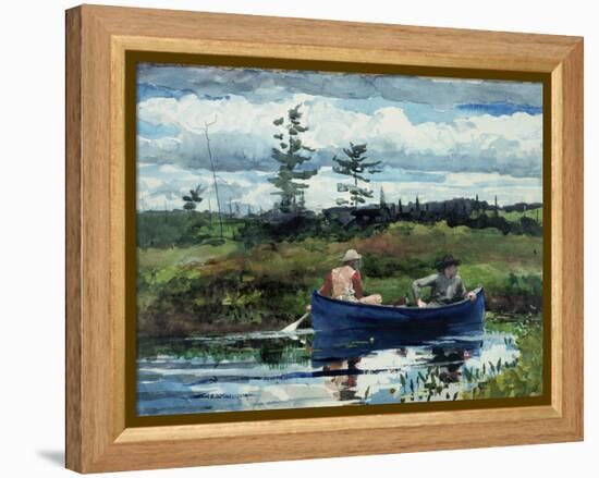 The Blue Boat, 1892-Winslow Homer-Framed Premier Image Canvas