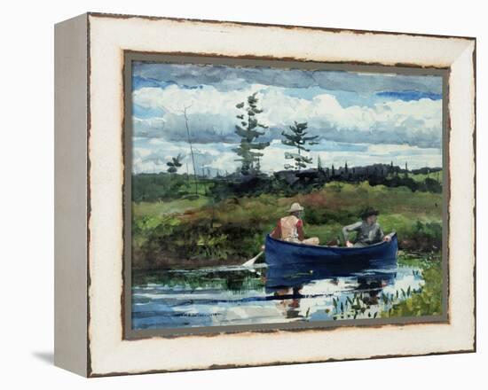 The Blue Boat, 1892-Winslow Homer-Framed Premier Image Canvas