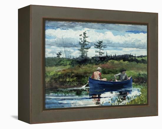 The Blue Boat, 1892-Winslow Homer-Framed Premier Image Canvas