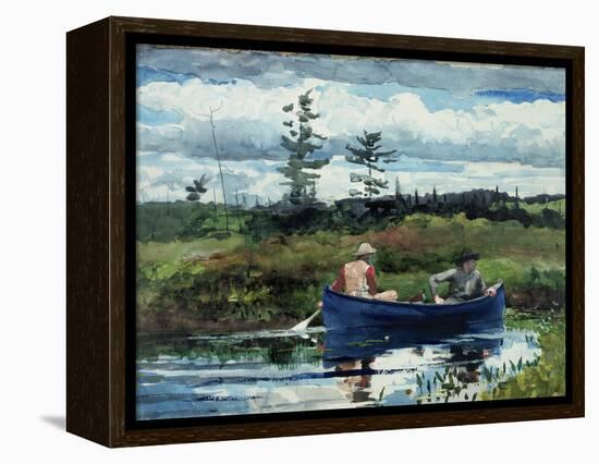 The Blue Boat, 1892-Winslow Homer-Framed Premier Image Canvas