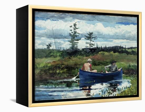 The Blue Boat, 1892-Winslow Homer-Framed Premier Image Canvas