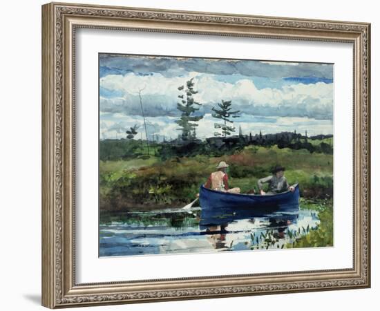 The Blue Boat, 1892-Winslow Homer-Framed Giclee Print