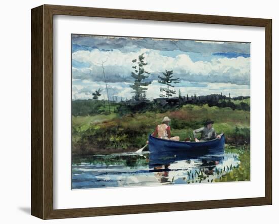 The Blue Boat, 1892-Winslow Homer-Framed Giclee Print