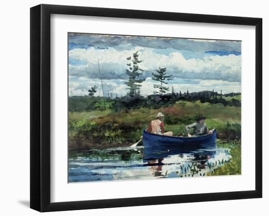 The Blue Boat, 1892-Winslow Homer-Framed Giclee Print