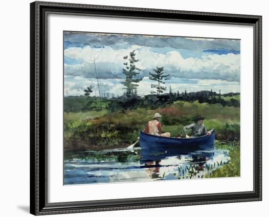 The Blue Boat, 1892-Winslow Homer-Framed Giclee Print