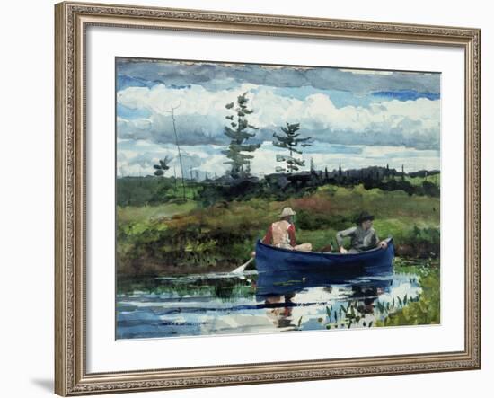 The Blue Boat, 1892-Winslow Homer-Framed Giclee Print