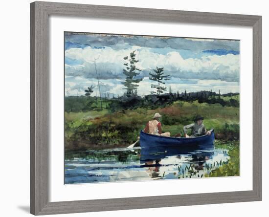 The Blue Boat, 1892-Winslow Homer-Framed Giclee Print