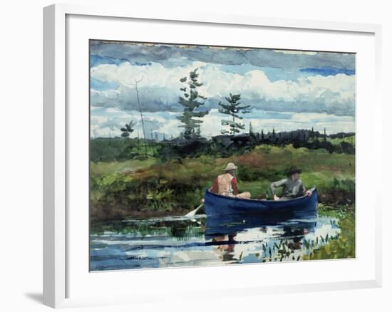 The Blue Boat, 1892-Winslow Homer-Framed Giclee Print