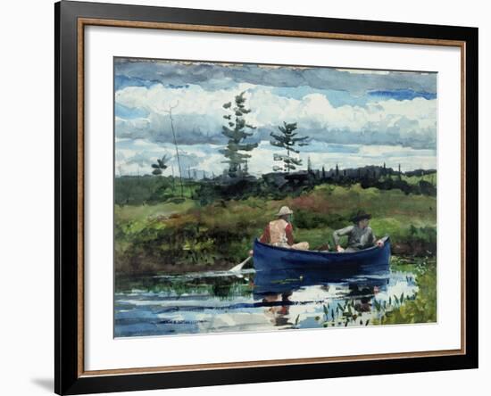 The Blue Boat, 1892-Winslow Homer-Framed Giclee Print
