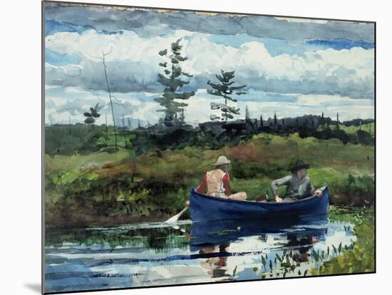 The Blue Boat, 1892-Winslow Homer-Mounted Giclee Print