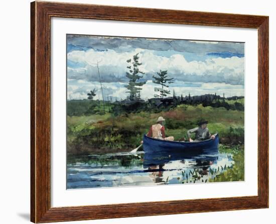 The Blue Boat, 1892-Winslow Homer-Framed Giclee Print