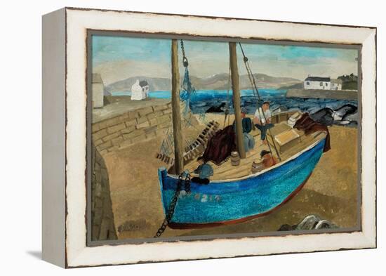 The Blue Boat, 1929 (Oil on Board)-Christopher Wood-Framed Premier Image Canvas