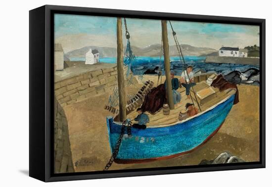 The Blue Boat, 1929 (Oil on Board)-Christopher Wood-Framed Premier Image Canvas