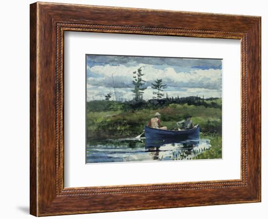 The Blue Boat, c.1892-Winslow Homer-Framed Art Print