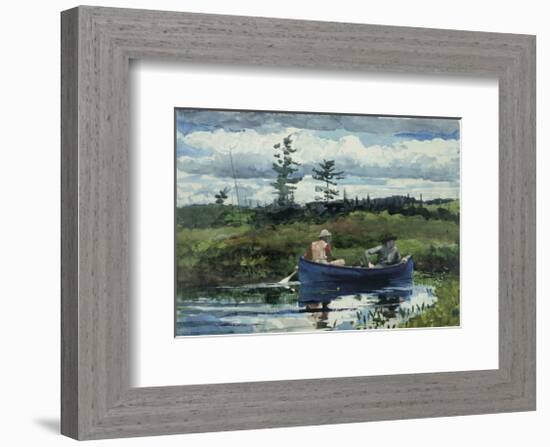 The Blue Boat, c.1892-Winslow Homer-Framed Art Print