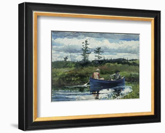 The Blue Boat, c.1892-Winslow Homer-Framed Art Print