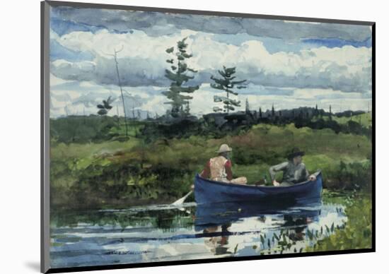 The Blue Boat, c.1892-Winslow Homer-Mounted Art Print