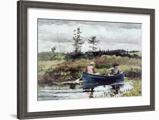 The Blue Boat-Winslow Homer-Framed Giclee Print