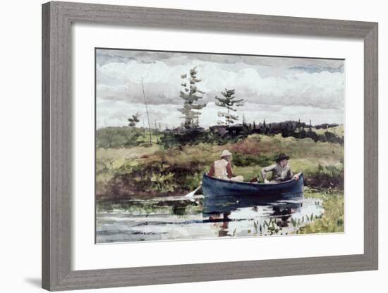 The Blue Boat-Winslow Homer-Framed Giclee Print