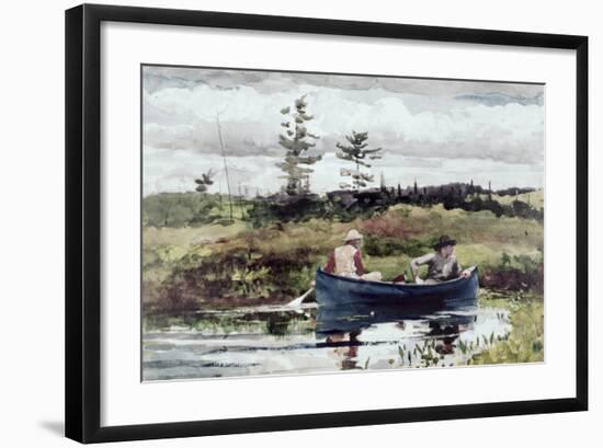 The Blue Boat-Winslow Homer-Framed Giclee Print