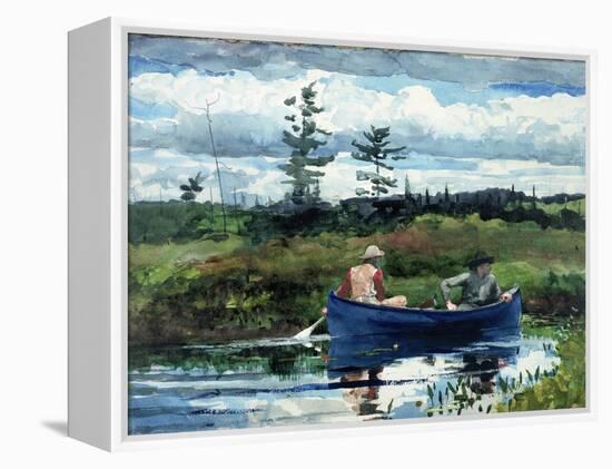 The Blue Boat-Winslow Homer-Framed Premier Image Canvas