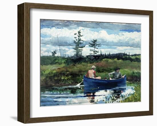 The Blue Boat-Winslow Homer-Framed Giclee Print