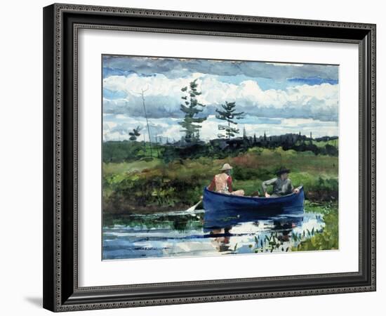 The Blue Boat-Winslow Homer-Framed Giclee Print