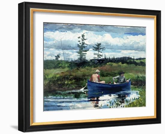 The Blue Boat-Winslow Homer-Framed Giclee Print