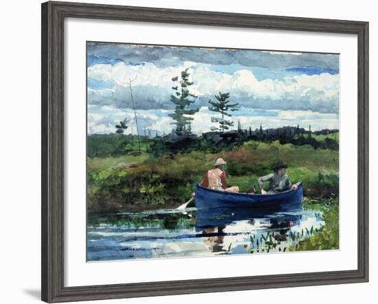 The Blue Boat-Winslow Homer-Framed Giclee Print