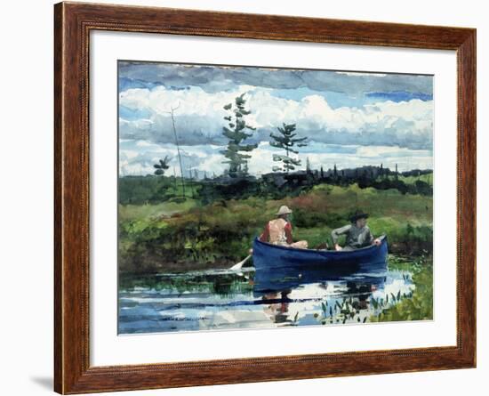 The Blue Boat-Winslow Homer-Framed Giclee Print