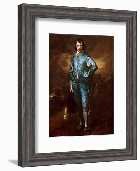 The Blue Boy-Thomas Gainsborough-Framed Art Print